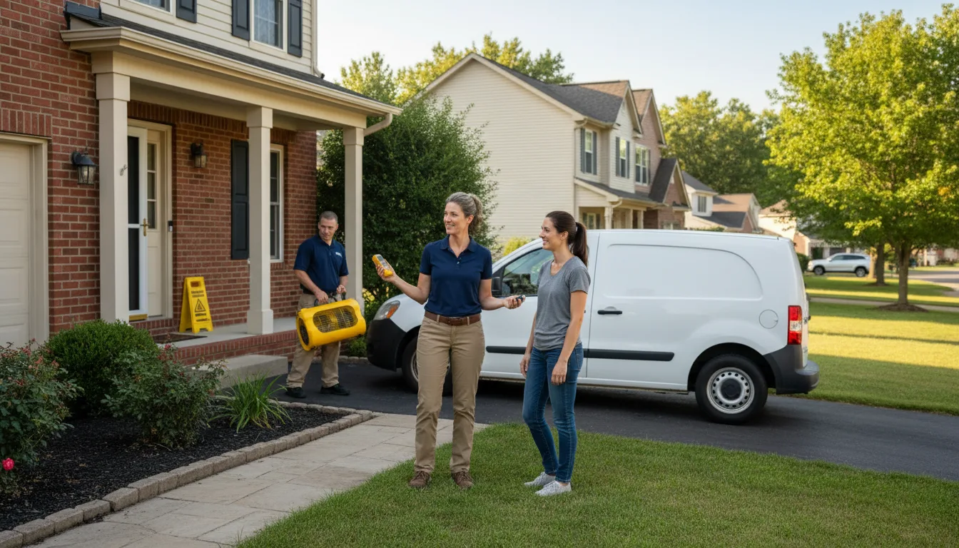 Residential water damage restoration in Alpine, AZ